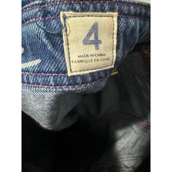 Free People Rainbow Connection Blue Flare & Wide Leg Jeans - Picture 12 of 14